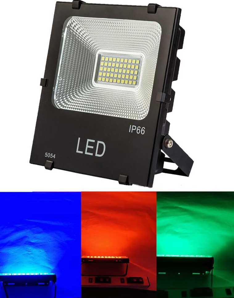 LAMPARA LED WATERPROOF COLOR 10W AZUL